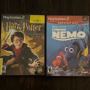 PlayStation 2- Harry Potter and Finding Nemo games